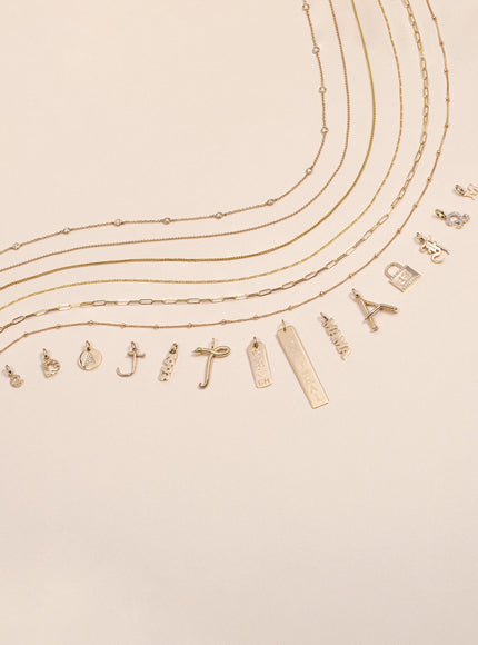 Zoe Lev 14K Gold Cable Link Chain Necklace