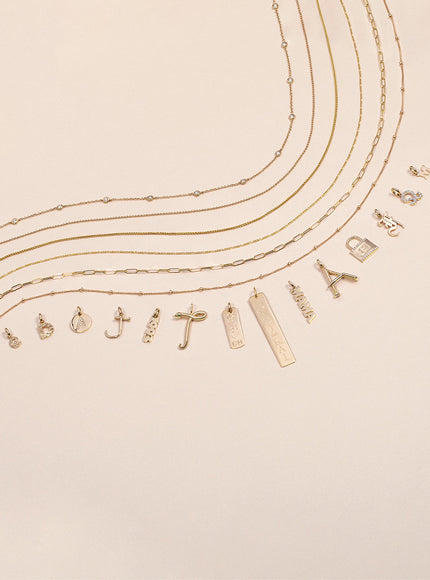 Zoe Lev Diamond Station Necklace
