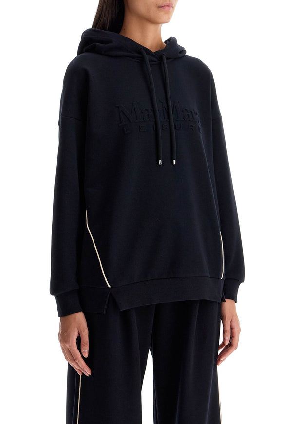 Max Mara Leisure hooded sweatshirt with piping