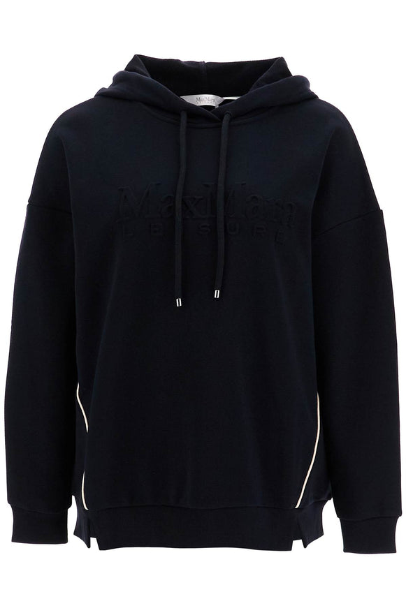 Max Mara Leisure hooded sweatshirt with piping