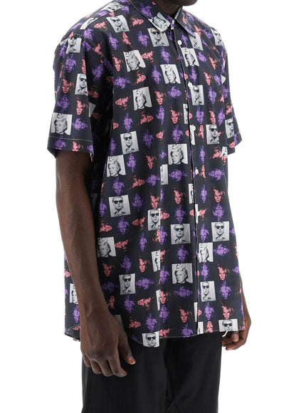 Comme Des Garcons Shirt short-sleeved shirt with andy warhol print