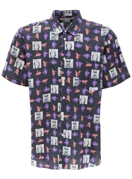 Comme Des Garcons Shirt short-sleeved shirt with andy warhol print