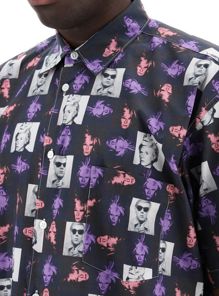 Comme Des Garcons Shirt short-sleeved shirt with andy warhol print