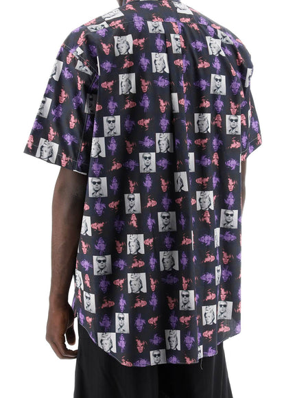 Comme Des Garcons Shirt short-sleeved shirt with andy warhol print