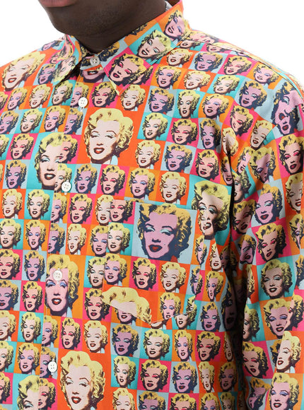 Comme Des Garcons Shirt marilyn monroe printed shirt