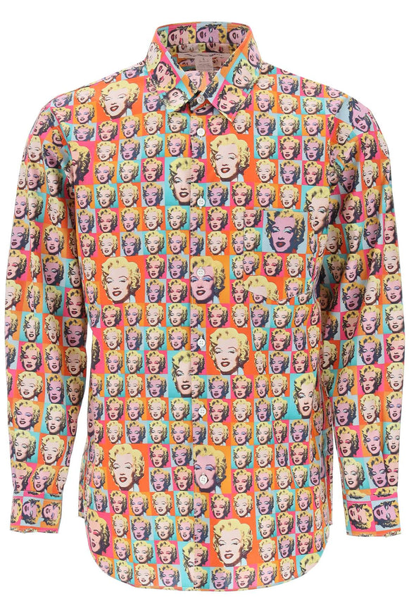 Comme Des Garcons Shirt marilyn monroe printed shirt