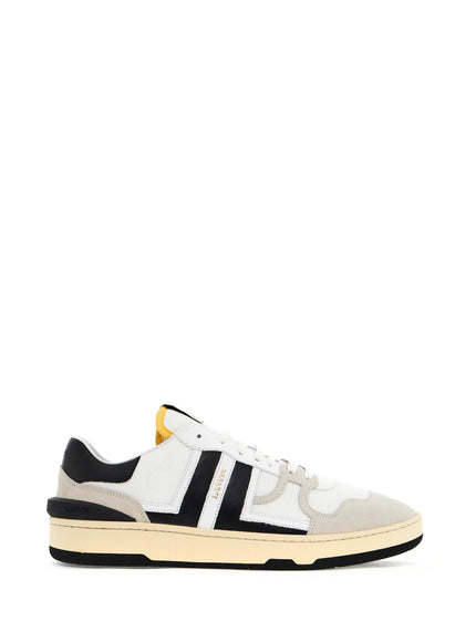 Lanvin 'mesh and leather clay sneakers with