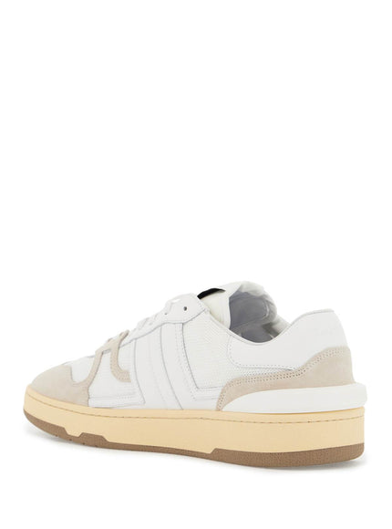 Lanvin "mesh and leather clay sneakers with