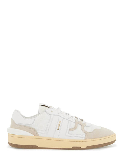 Lanvin "mesh and leather clay sneakers with