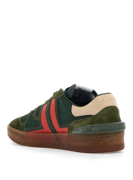 Lanvin "mesh and leather clay sneakers with