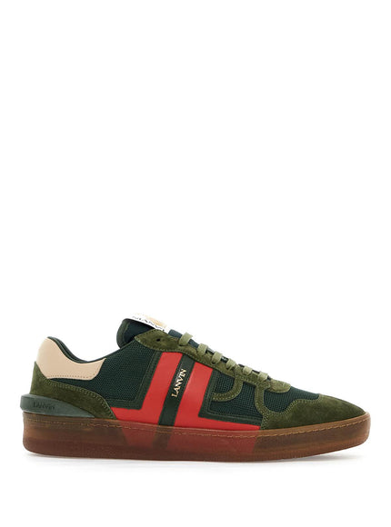 Lanvin "mesh and leather clay sneakers with