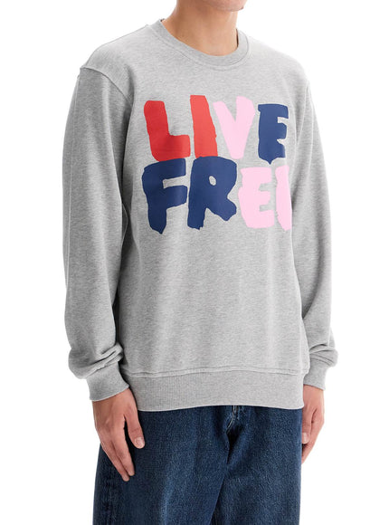 Comme Des Garcons Shirt live free hooded sweat