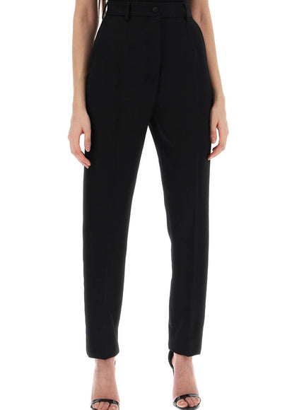 Dolce & Gabbana wool gabardine cigarette pants.