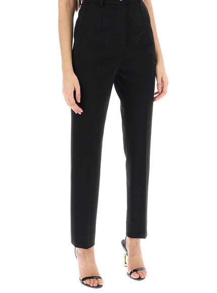 Dolce & Gabbana milano-stitch cigarette pants