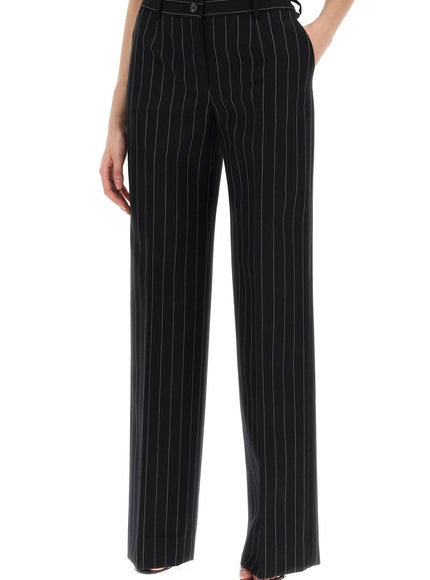 Dolce & Gabbana striped flare leg pants