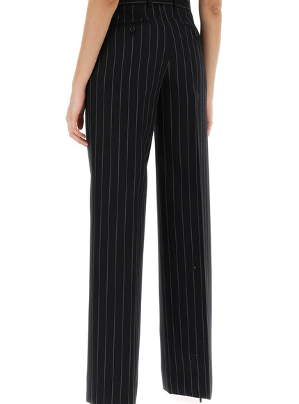 Dolce & Gabbana striped flare leg pants