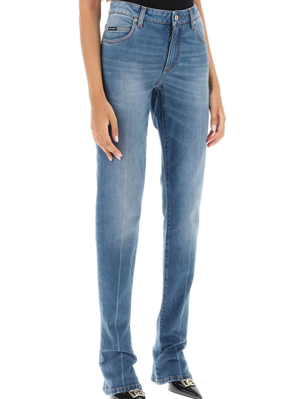 Dolce & Gabbana low rise trumpet jeans