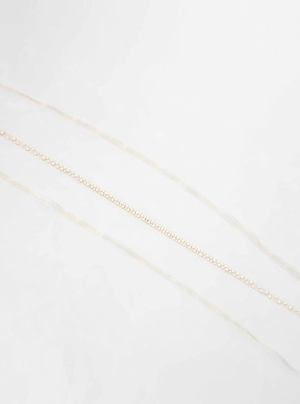 Felicity Narrow Pearl Belt