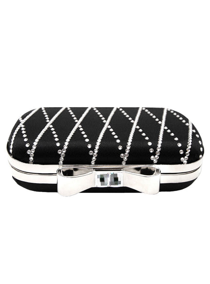 Fifi Small Crystal Bow Clutch