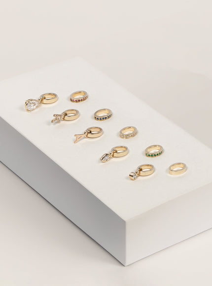 Zoe Lev Diamond Eternity Heirloom Charm