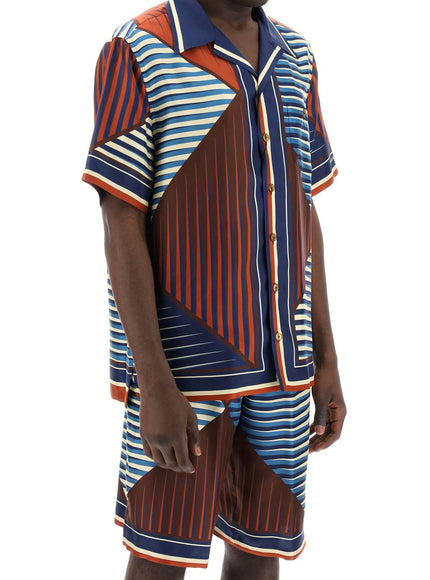 Dolce & Gabbana "geometric pattern bowling shirt with