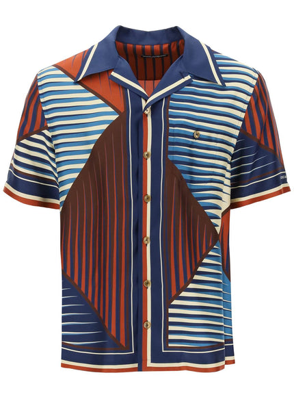 Dolce & Gabbana "geometric pattern bowling shirt with