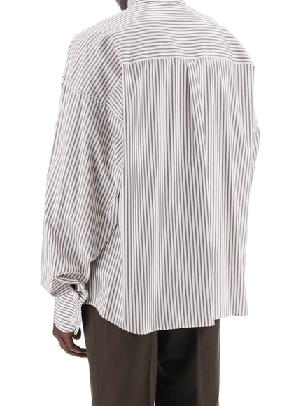 Dolce & Gabbana "oversized striped poplin shirt