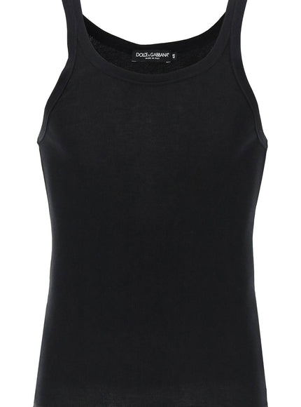 Dolce & Gabbana "ribbed slim shoulder tank top