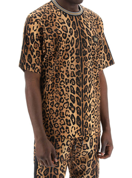 Dolce & Gabbana leopard print t-shirt with