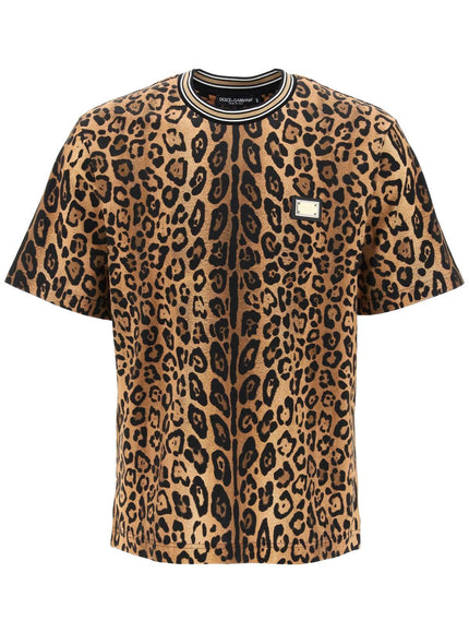 Dolce & Gabbana leopard print t-shirt with