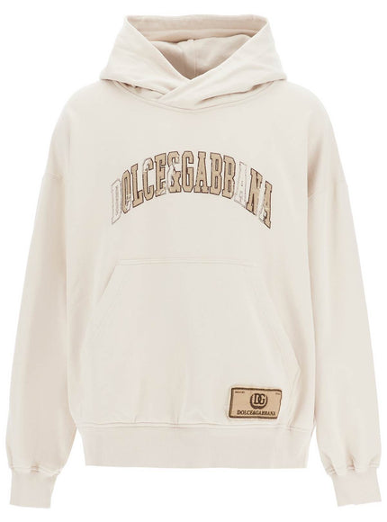 Dolce & Gabbana hooded sweatshirt with embroidered logo