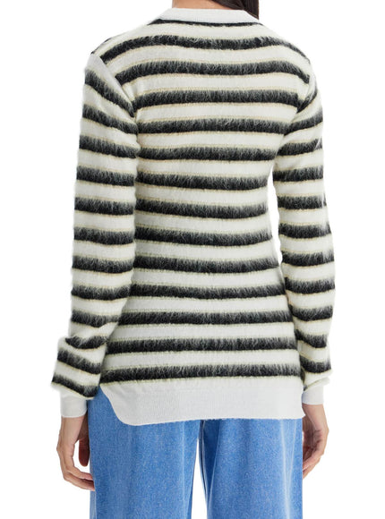 Marni striped crewneck pullover