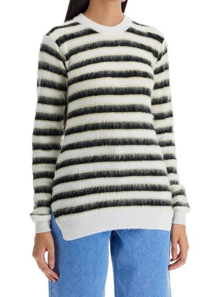 Marni striped crewneck pullover