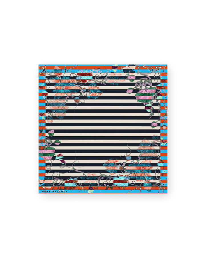 Gemy Maalouf Striped Scarf Multicolor