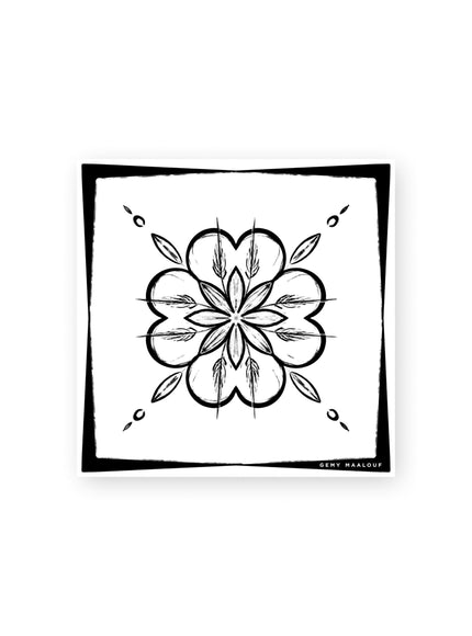 Gemy Maalouf Floral Motif Scarf