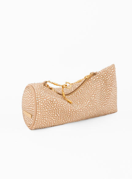 Gemy Maalouf Crystal-Embellished Convertible Clutch
