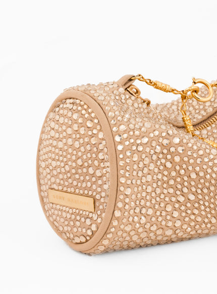 Gemy Maalouf Crystal-Embellished Convertible Clutch