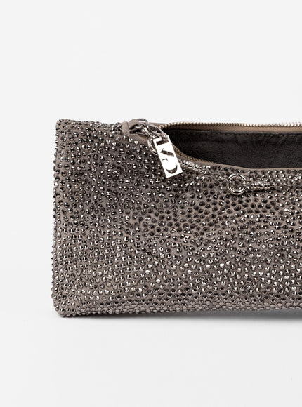 Gemy Maalouf Crystal-Embellished Convertible Clutch