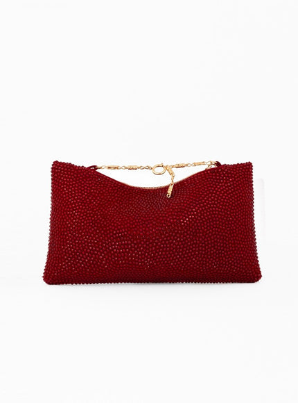 Gemy Maalouf Crystal-Embellished Pouch Clutch