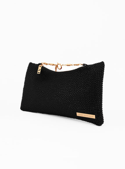 Gemy Maalouf Crystal-Embellished Pouch Clutch