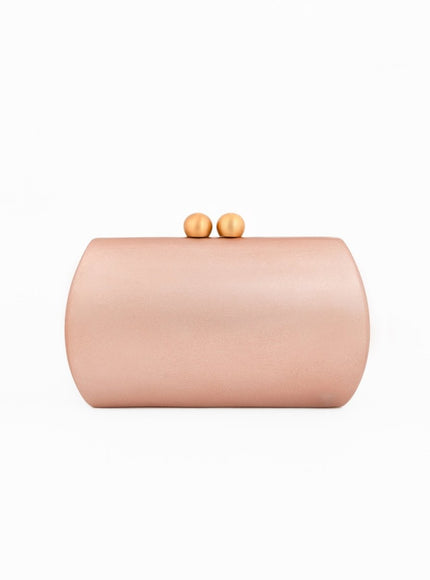 Gemy Maalouf Wooden Hard-Shell Clutch
