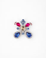 Multicolor Blue and Pink