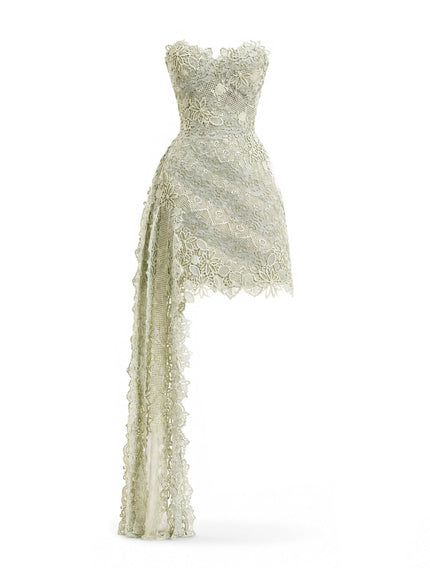 Gemy Maalouf Guipure Cage Dress No. 7993SD