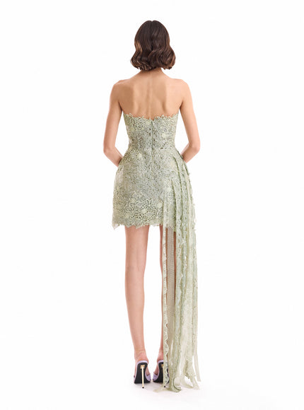 Gemy Maalouf Guipure Cage Dress No. 7993SD