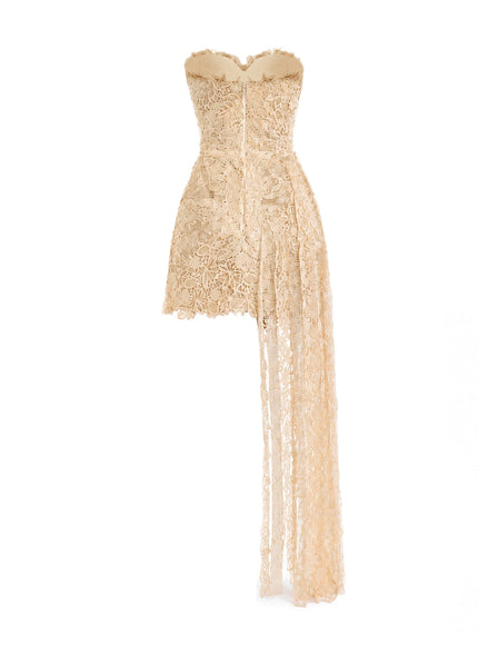 Gemy Maalouf Guipure Cage Dress No. 7993SD