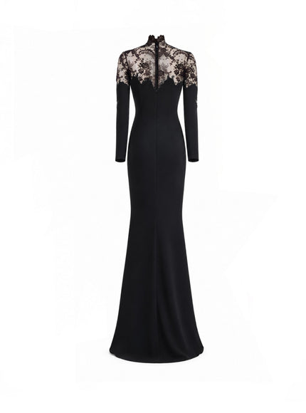 Gemy Maalouf Slim-Cut Lace Sweetheart Gown