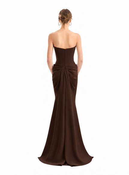 Gemy Maalouf Strapless Beaded Gown No. 7945