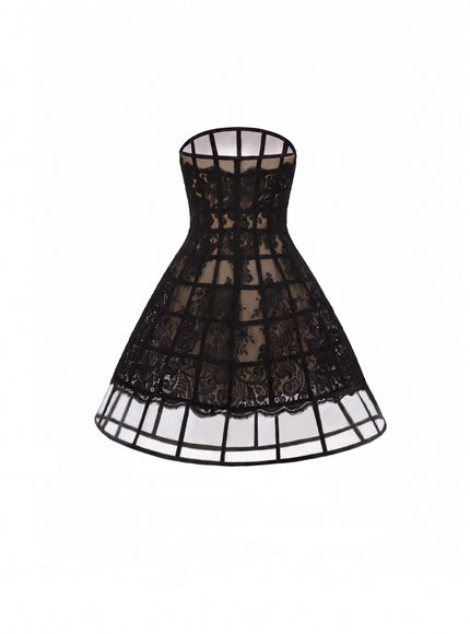 Gemy Maalouf Caged Short Dress