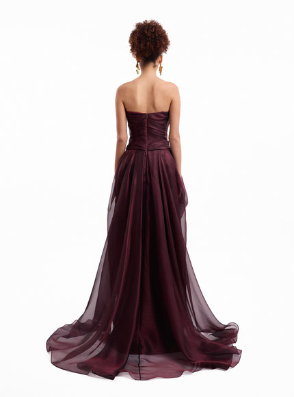 Gemy Maalouf Strapless Draped Gown No. 7900