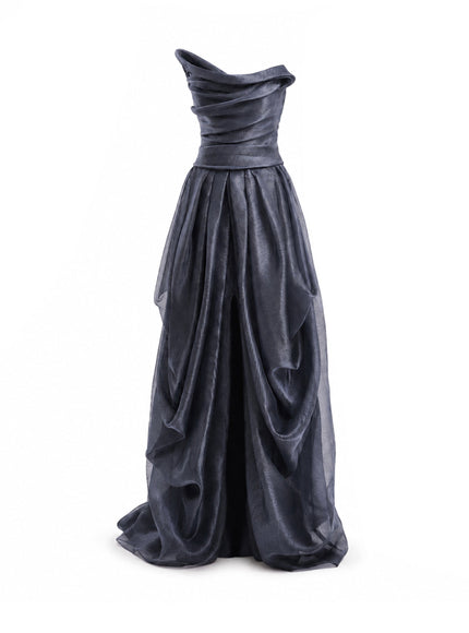 Gemy Maalouf Strapless Draped Gown No. 7900